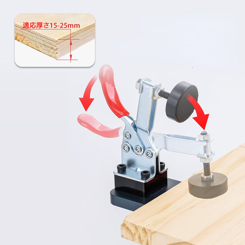 CarAngels アルミ製 35㎜スライド丁番穴あけ治具 スライドヒンジジグ