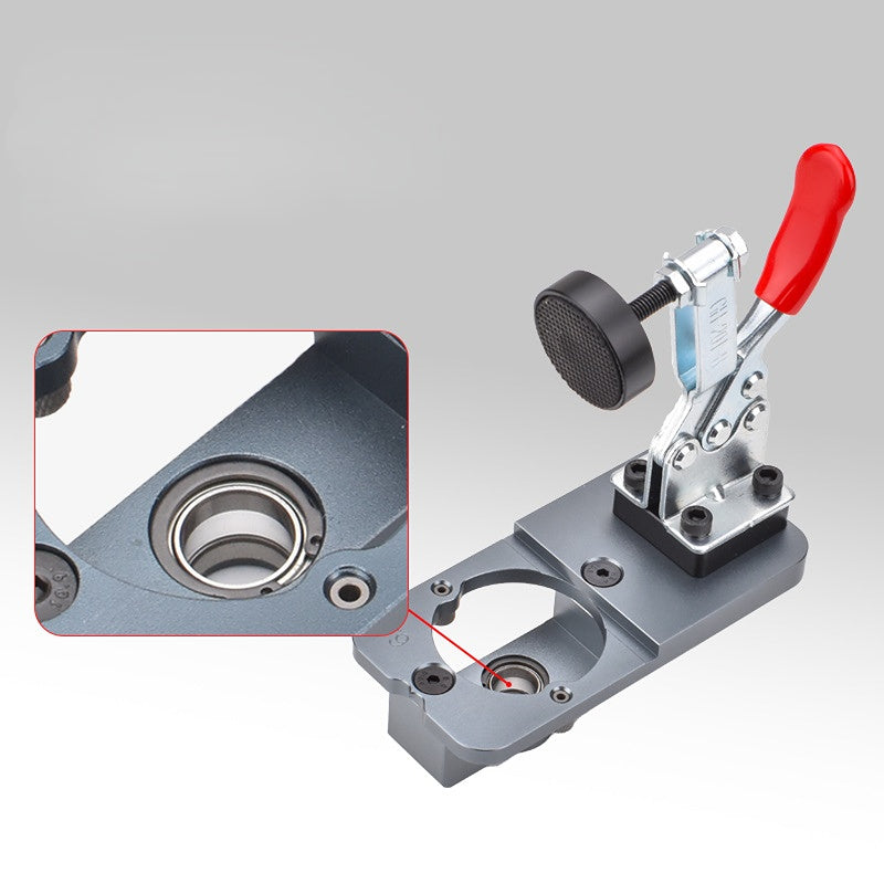 CarAngels アルミ製 35㎜スライド丁番穴あけ治具 スライドヒンジジグ