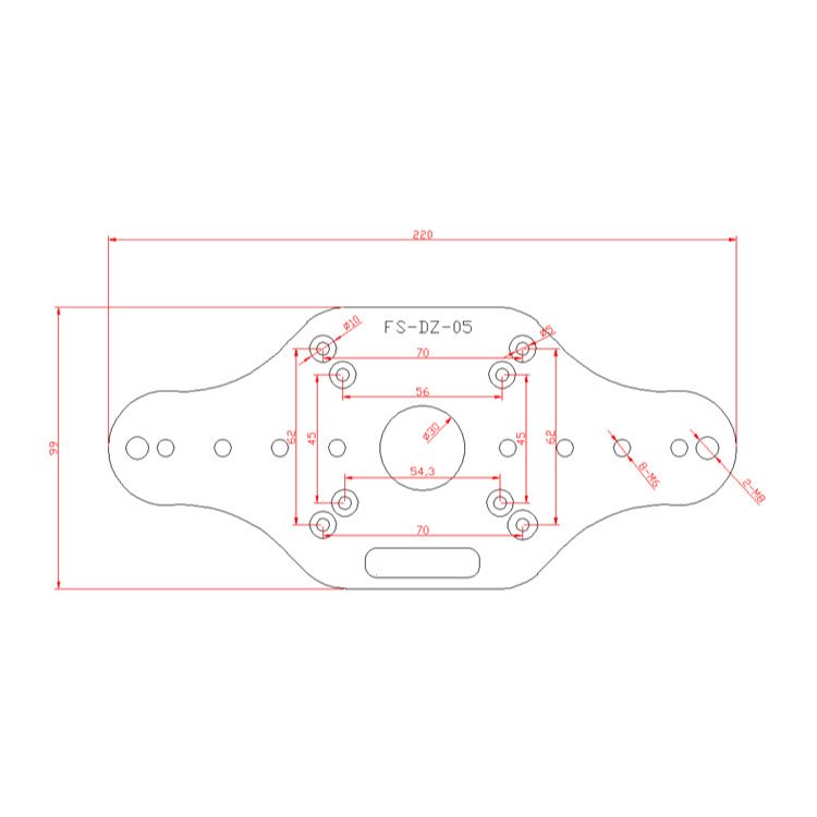 トリマー用 ストレートガイドプレート位置きめ設計図