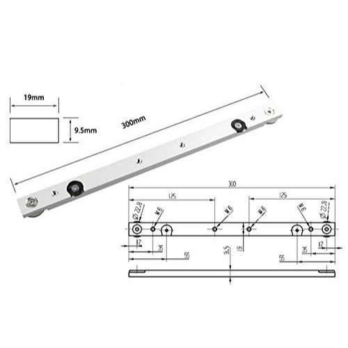 マイタースロットランナー 標準規格 300mm