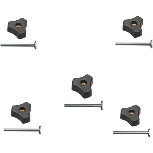 5個入 M6T‐ボルトと固定ノブのセット
