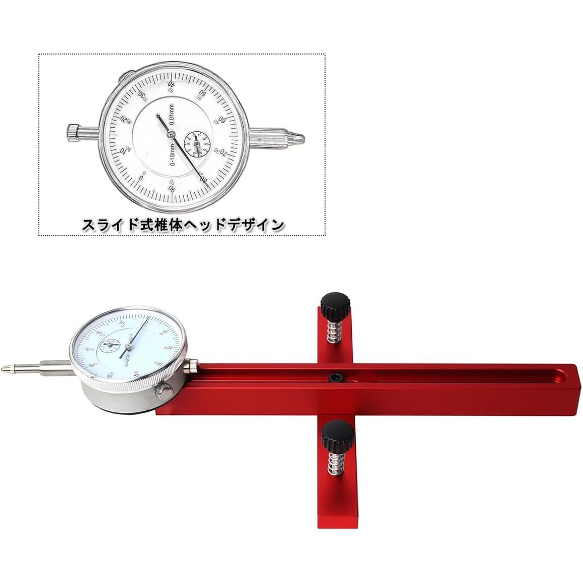 CarAngels 大工用 テーブルソー ダイヤルゲージ 平行度修正 位置