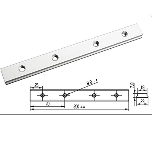 マイターバー 標準規格 200mm m8 ネジ穴