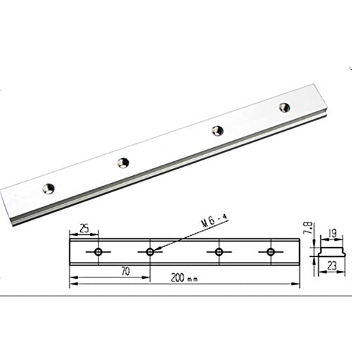 マイターバー 標準規格 200mm m6ネジ穴